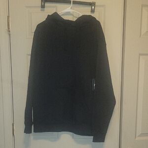 NWT Essentials Men's Black Crewneck Hoodie - Classic Pullover